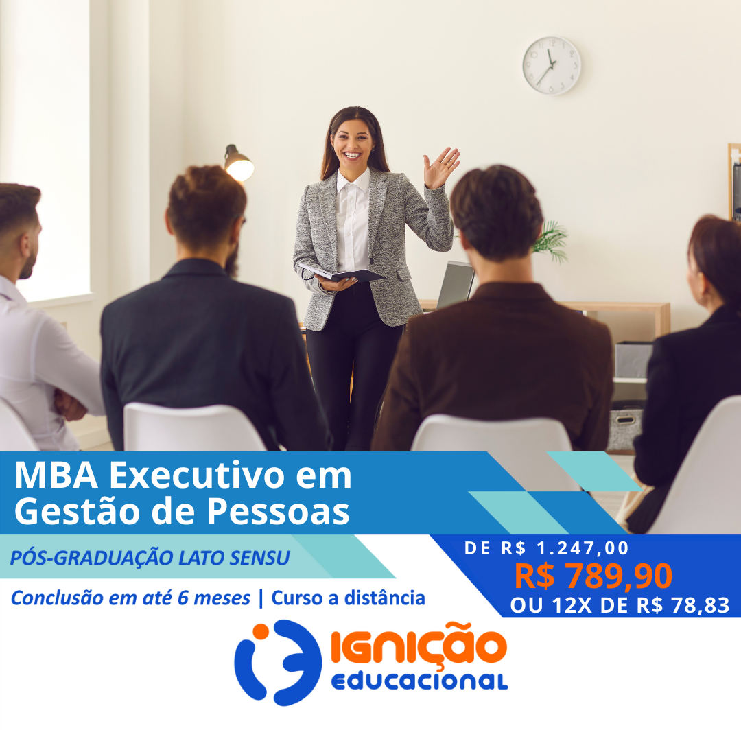 Imagem de Pós-Graduação MBA Executivo em Gestão de Pessoas criado por Grupo Ignição Educacional  na hotmart