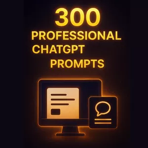 Imagen de portada para Ebook 300 Prompts ChatGPT Pour Booster Votre Productivité
