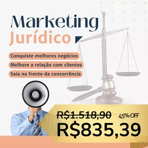 Imagem de capa para o Curso online Marketing Digital Jurídico