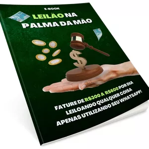 Imagem de capa para o Ebook Leilão na palma da mão