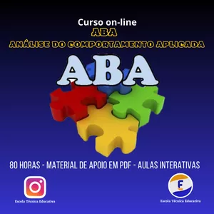 Imagem do curso ABA - Análise do Comportamento Aplicada (AppliedBehaviorAnalysis)