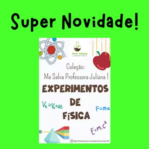 Imagem de capa para o Ebook Coleção de experimentos (Física)- Me salva professora Juliana.