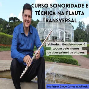 Imagem de Sonoridade e Técnica na Flauta Transversal criado por Diogo na hotmart