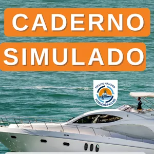 Imagem de capa para o Ebook Caderno Simulado para prova de Arrais Amador e Motonauta