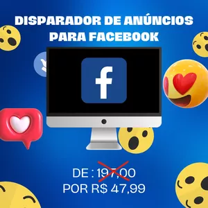 Imagem de capa para o Curso online Disparador de Anúncio do Facebook 