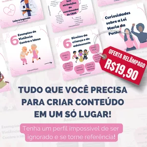 Imagem de capa para o Curso online PACK CANVA ASSISTENTE SOCIAL STANDART