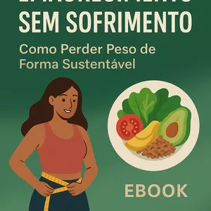 Imagem de capa para o Ebook E-book emagrecimento sem sofrimento 