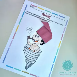 Imagem de capa para o Ebook Atividade - Saci-Pererê🌪️