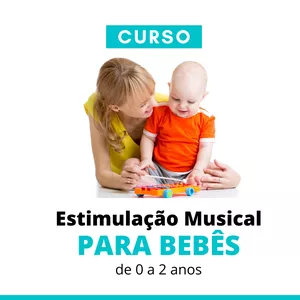 Imagem de capa para o Curso online Curso Estimulação Musical para Bebês 