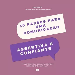 Imagem de capa para o Ebook 10 Passos para uma comunicação assertiva e confiante 