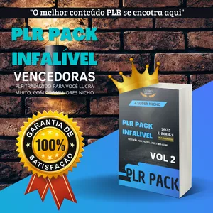 Imagem de capa para o Ebook PLR PACK INFALÍVEL VOL 2