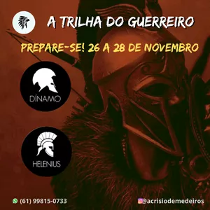 Imagem de capa para o Evento presencial A TRILHA DO GUERREIRO - DÍNAMO