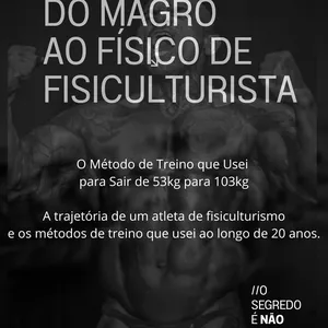 Imagem de capa para o Ebook Do magro ao físico de fisiculturista 