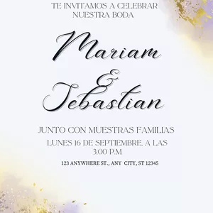 Imagen de portada para Ebook Template de Canva para invitación a boda 