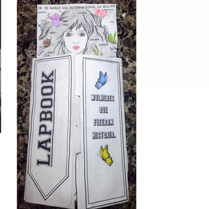 Imagem de capa para o Ebook LAPBOOK DIA  DA MULLHER