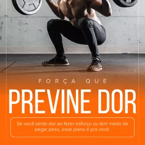 Imagem de capa para o Ebook Força que previne dor