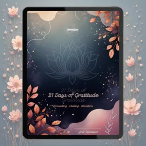 Cover image for Ebook 🌟 21 Days of Gratitude – A Guided Journal for Healing, Mindfulness &amp; Self-Growth