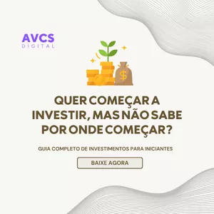 Imagem de capa para o Ebook Guia Completo de Investimentos para Iniciantes