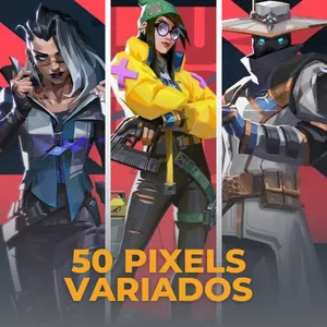 Imagem de capa para o Curso online 50 Pixels (Variados) - Fade, Kill Joy e Cypher