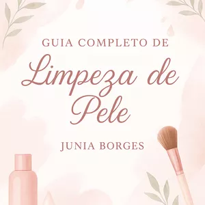 Imagem de capa para o Ebook guia completo de limpeza de pele com receita caseira