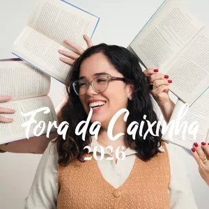 Imagem de capa para o Curso online Clube de Leitura Fora da Caixinha 📖
