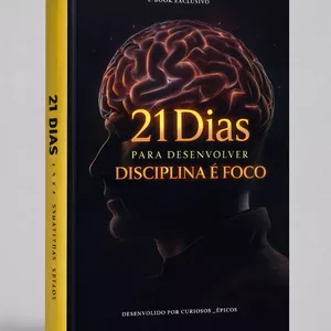 Imagem de capa para o Ebook 21 Dias para Desenvolver  Disciplina e Foco