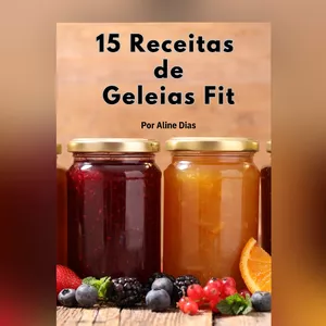 Imagem de capa para o Ebook Geleias Fit