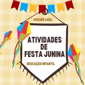 Imagem de capa para o Ebook E-Book de Atividades de Festa Junina