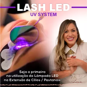 Imagem de capa para o Curso online LASH LED UV SYSTEM - Extensão de Cílios / Pestanas com uso de Lâmpada LED UV (Novidade no Brasil)