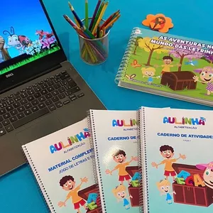 Imagem do curso Material Completo de Alfabetização - Aulinhas e Livros