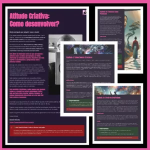 Imagem de capa para o Ebook eBook "Atitude Criativa: Como desenvolver?"