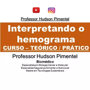 Imagem de CURSO DE INTERPRETAÇÃO DE HEMOGRAMA - SLIDES criado por Prof. Hudson Pimentel Costa na hotmart