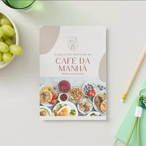 Imagem de capa para o Ebook 10 Receitas práticas de café da manhã pronto em 10 minutos