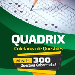 Imagem de capa para o Ebook Apostila +300 questões banca QUADRIX com gabarito.