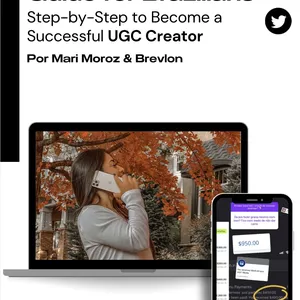 Imagem do curso UGC Guide for Brazilians  Step-by-Step to Become a Successful UGC Creator -  criador de conteúdo UGC