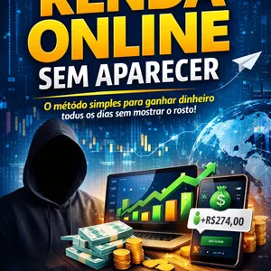 Imagem de capa para o Ebook RENDA ONLINE SEM APARECER