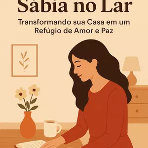 Imagem de capa para o Ebook A MULHER SÁBIA-TRANSFORMANDO SUA CASA EM UM REFÚGIO DE AMOR E PAZ