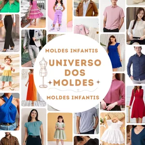 Imagem de capa para o Ebook PACOTE DE MOLDES INFANTIS 