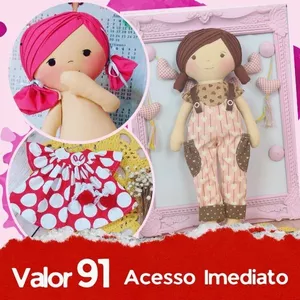 Imagem de capa para o Curso online Vídeo Aula Boneca Joy.