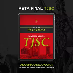 Imagem de capa para o Ebook Reta Final TJSC 2025 | Método SG