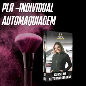 Imagem de capa para o Curso online PLR- Individual- Automaquiagem