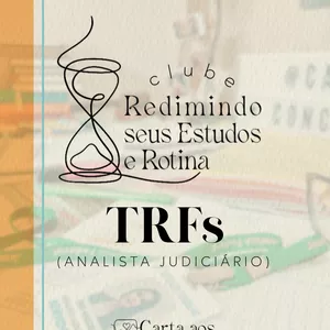 Imagem de capa para o Curso online ⏳ TRF - Analista Judiciário - CRER #1 - assinatura de 6 meses