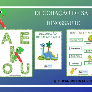 Imagem de capa para o Ebook Decoração de Sala Tema Dinossauro
