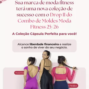 Imagem de capa para o Curso online Drop II - Combo Moldes Fitness Coleção 25/26
