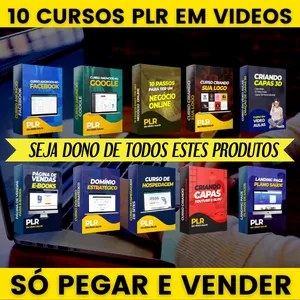 Imagem de capa para o Ebook 10 CURSOS EM VÍDEOS + MAIS BÔNUS  