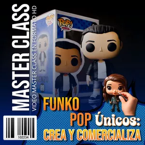 Imagen de portada para Curso online Funko Pop Únicos: Crea y Comercializa
