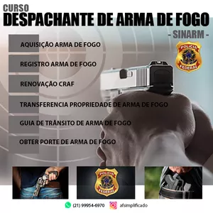 Imagem do curso Curso Porte e Posse de Arma de Fogo - SINARM