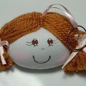 Imagem de capa para o Ebook Chaveiro Boneca de Pano com Passo a Passo