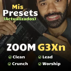 Imagen de portada para Curso online ZOOM G3Xn | Mis Presets (Actualizados)