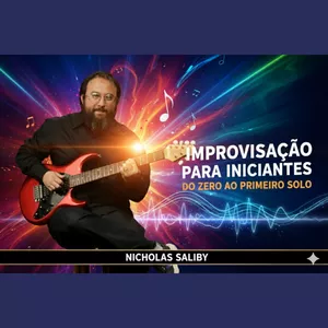 Imagem de capa para o Curso online Masterclass Improvisação para Iniciantes: Do Zero ao Primeiro Solo
